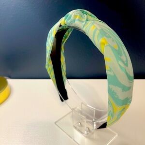 Swirl Satin Like Knotted Headband